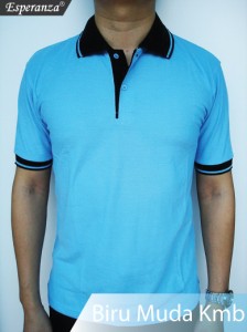 Polo-Shirt-Biru-Muda-Kmb